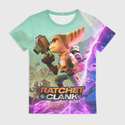 Женская футболка 3D Ratchet & Clank: Rift Apart