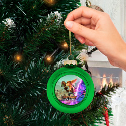 Ёлочный шар стеклянный/пластиковый Ratchet & Clank: Rift Apart - фото 2