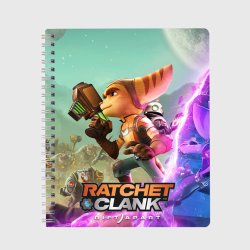 Тетрадь Ratchet & Clank: Rift Apart, цвет линия