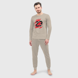 Мужская пижама с лонгсливом хлопок Bulls 23 - фото 2