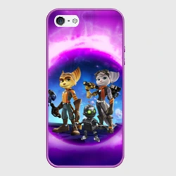 Чехол для iPhone 5/5S матовый Ratchet & Clank 2 Rift Apart