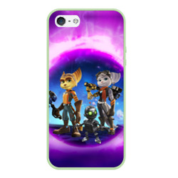 Чехол для iPhone 5/5S матовый Ratchet & Clank 2 Rift Apart