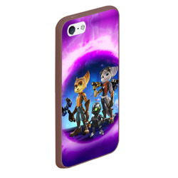 Чехол для iPhone 5/5S матовый Ratchet & Clank 2 Rift Apart - фото 2