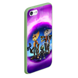 Чехол для iPhone 5/5S матовый Ratchet & Clank 2 Rift Apart - фото 2