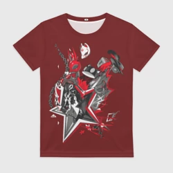 Женская футболка 3D Mask of Ren