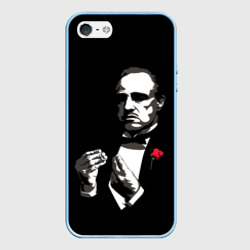 Чехол для iPhone 5/5S матовый Крёстный Отец The Godfather
