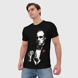 Мужская футболка 3D Крёстный Отец The Godfather - фото 2