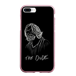 Чехол для iPhone 7Plus/8 Plus матовый The dude Большой Лебовски