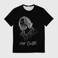 Мужская футболка 3D The dude Большой Лебовски