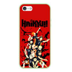 Чехол для iPhone 5/5S матовый Старшая Карасуно Haikyuu!!