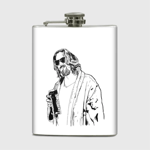 Фляга Большой Лебовски - с пакетом молока - Big Lebowski