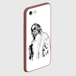 Чехол для iPhone 5/5S матовый Большой Лебовски - с пакетом молока - Big Lebowski - фото 2