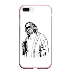 Чехол для iPhone 7Plus/8 Plus матовый Большой Лебовски Big Lebowski