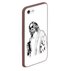 Чехол для iPhone 5/5S матовый Большой Лебовски Big Lebowski - фото 2