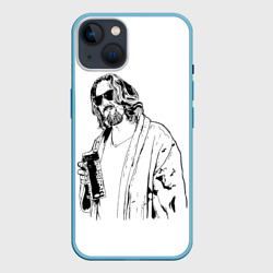 Чехол для iPhone 14 Большой Лебовски - с пакетом молока - Big Lebowski