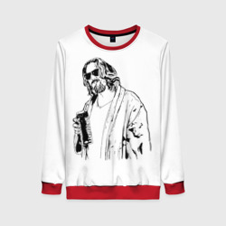 Женский свитшот 3D Большой Лебовски - с пакетом молока - Big Lebowski
