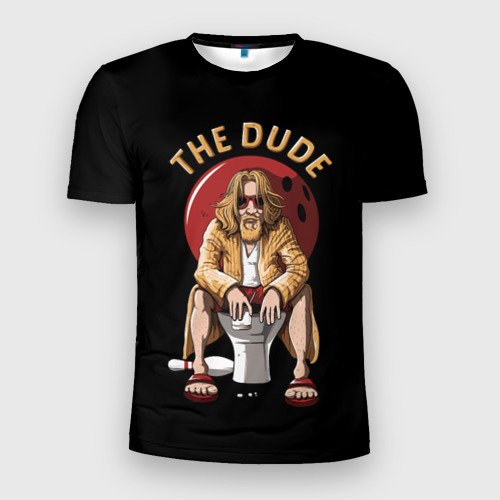 Мужская футболка 3D Slim The dude Big Lebowski