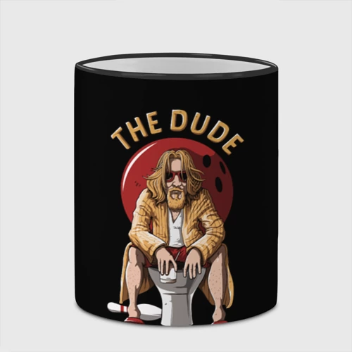 Кружка с полной запечаткой с принтом The dude Big Lebowski, вид спереди #2