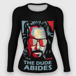 Женский рашгард 3D The Dude Abides Лебовски