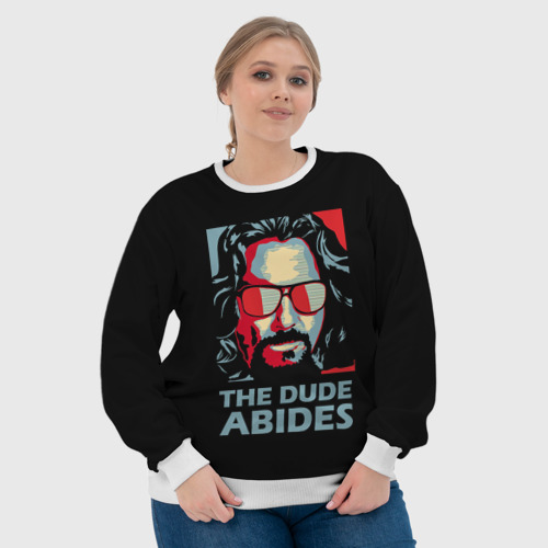 Женский свитшот 3D The Dude Abides Лебовски, цвет 3D печать - фото 6