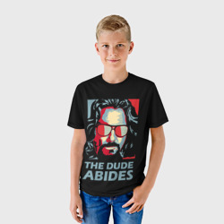 Детская футболка 3D The Dude Abides Лебовски - фото 2