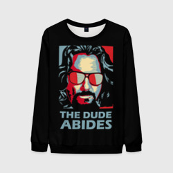 Мужской свитшот 3D The Dude Abides Лебовски