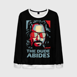 Мужской свитшот 3D The Dude Abides Лебовски