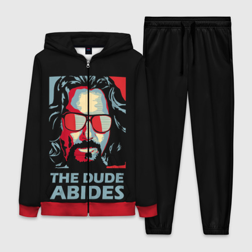 Женский костюм 3D The Dude Abides Лебовски, цвет красный