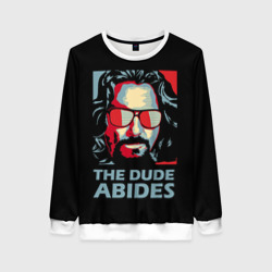 Женский свитшот 3D The Dude Abides Лебовски