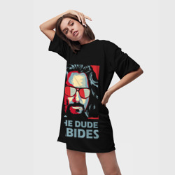 Платье-футболка 3D The Dude Abides Лебовски - фото 2