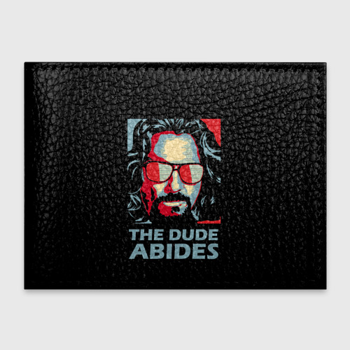 Обложка для студенческого билета The Dude Abides Лебовски, цвет красный