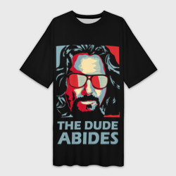 Платье-футболка 3D The Dude Abides Лебовски