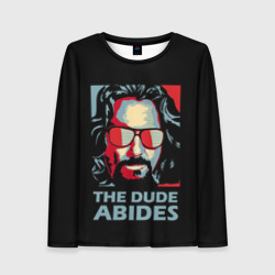 Женский лонгслив 3D The Dude Abides Лебовски