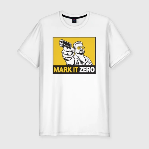 Мужская футболка хлопок Slim Mark It Zero Большой Лебовски