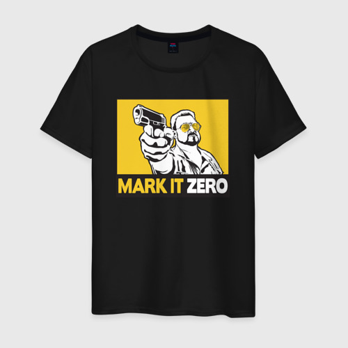 Мужская футболка хлопок Mark It Zero Большой Лебовски, цвет черный