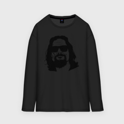 Женский лонгслив oversize хлопок Большой Лебовски Big Lebowski