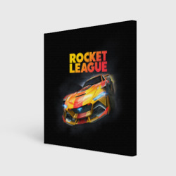 Картина на холсте квадратная Rocket League / Рокет Лига