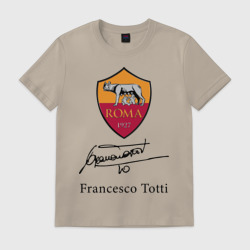 Мужская футболка хлопок Francesco Totti, Roma