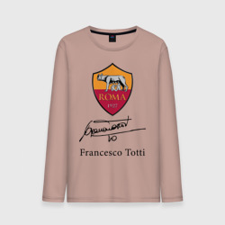 Мужской лонгслив хлопок Francesco Totti, Roma