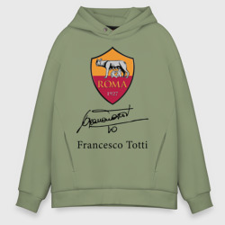 Мужское худи Oversize хлопок Francesco Totti, Roma