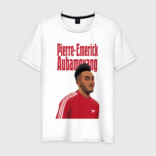 Мужская футболка хлопок Pierre-Emerick Aubameyang - Arsenal - striker