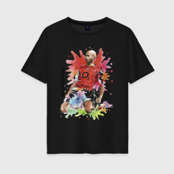 Женская футболка хлопок Oversize Thierry Daniel Henry