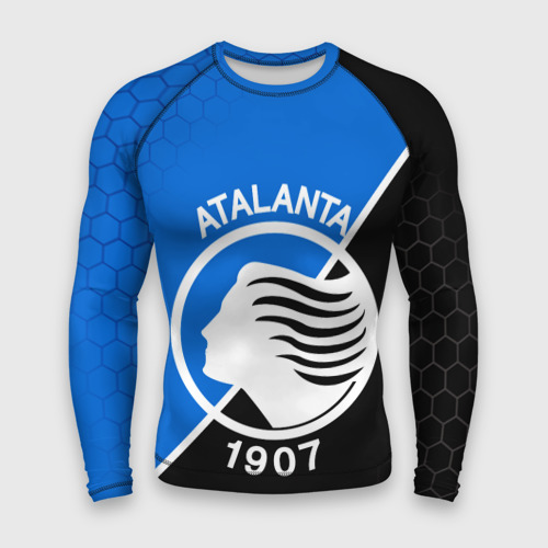 Мужской рашгард 3D FC Atalanta ФК Аталанта, цвет 3D печать