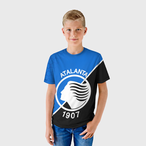 Детская футболка 3D FC Atalanta ФК Аталанта, цвет 3D печать - фото 3