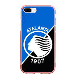 Чехол для iPhone 7Plus/8 Plus матовый FC Atalanta ФК Аталанта