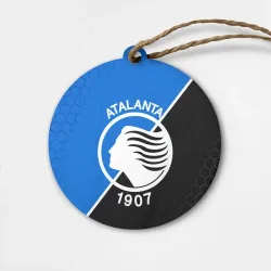 Деревянная игрушка круг FC Atalanta ФК Аталанта