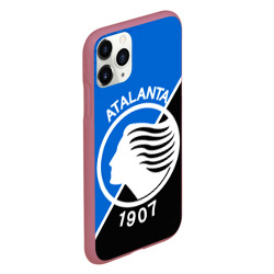 Чехол для iPhone 11 Pro матовый FC Atalanta ФК Аталанта - фото 2