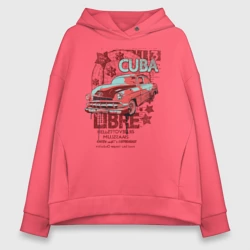 Женское худи Oversize хлопок Cuba Libre
