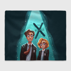 Плед 3D Fox Mulder and Dana Scully