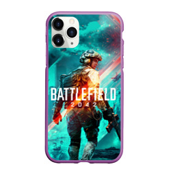 Чехол для iPhone 11 Pro Max матовый Battlefield 2042